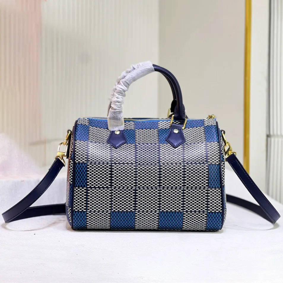 Designer Bag Pillow Bag 25CM Speed Bag Handbag Luxury Soft Leather Handbag Fashion Casual Travel Crossbody Bag Weekend Bag Shoulder Bags High Quality