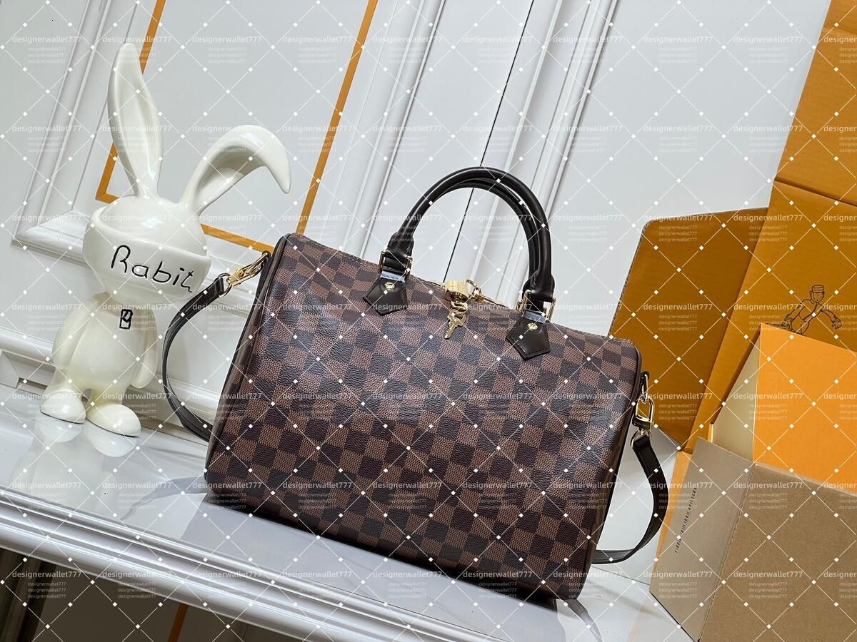 10A Designer Soft Tote Bag Luxury Crossbody Handbags Leather Shoulder Women Speedytotes Pillow Messenger 16 20 25 30 35 Cm Boston Bag M40950 M40908 Top Quality