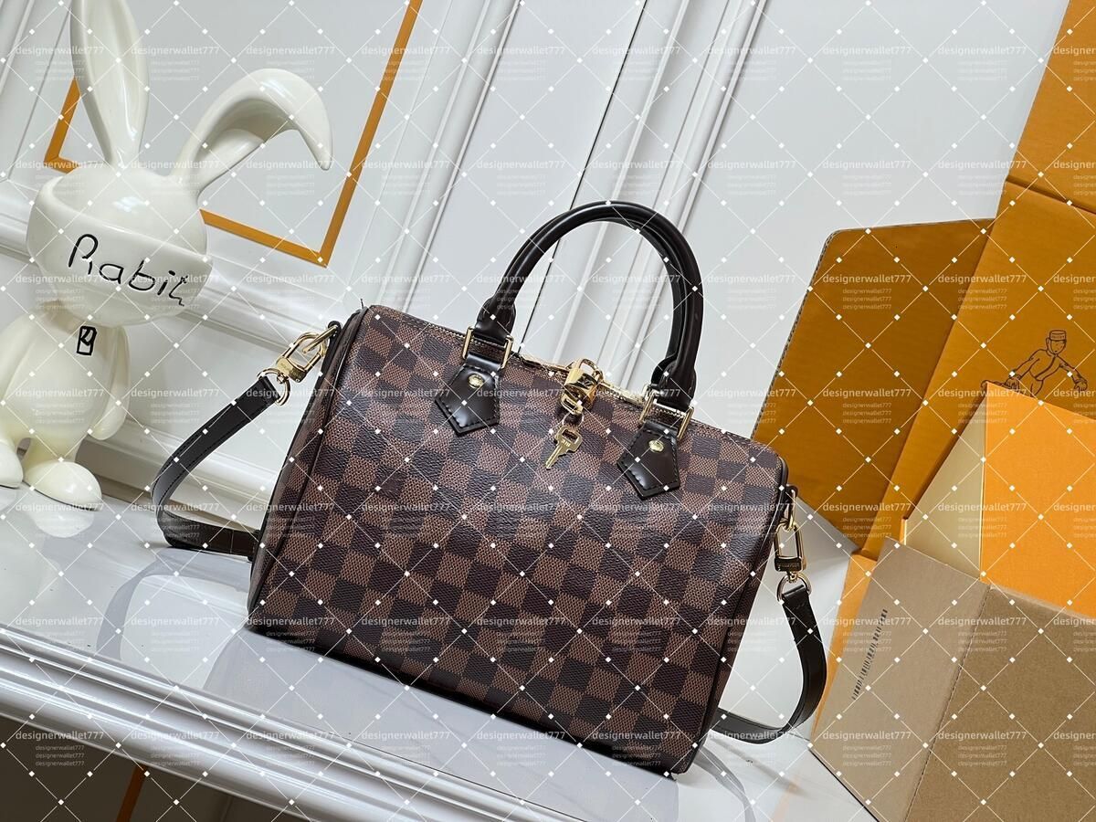 10A Designer Soft Tote Bag Luxury Crossbody Handbags Leather Shoulder Women Speedytotes Pillow Messenger 16 20 25 30 35 Cm Boston Bag M40950 M40908 Top Quality