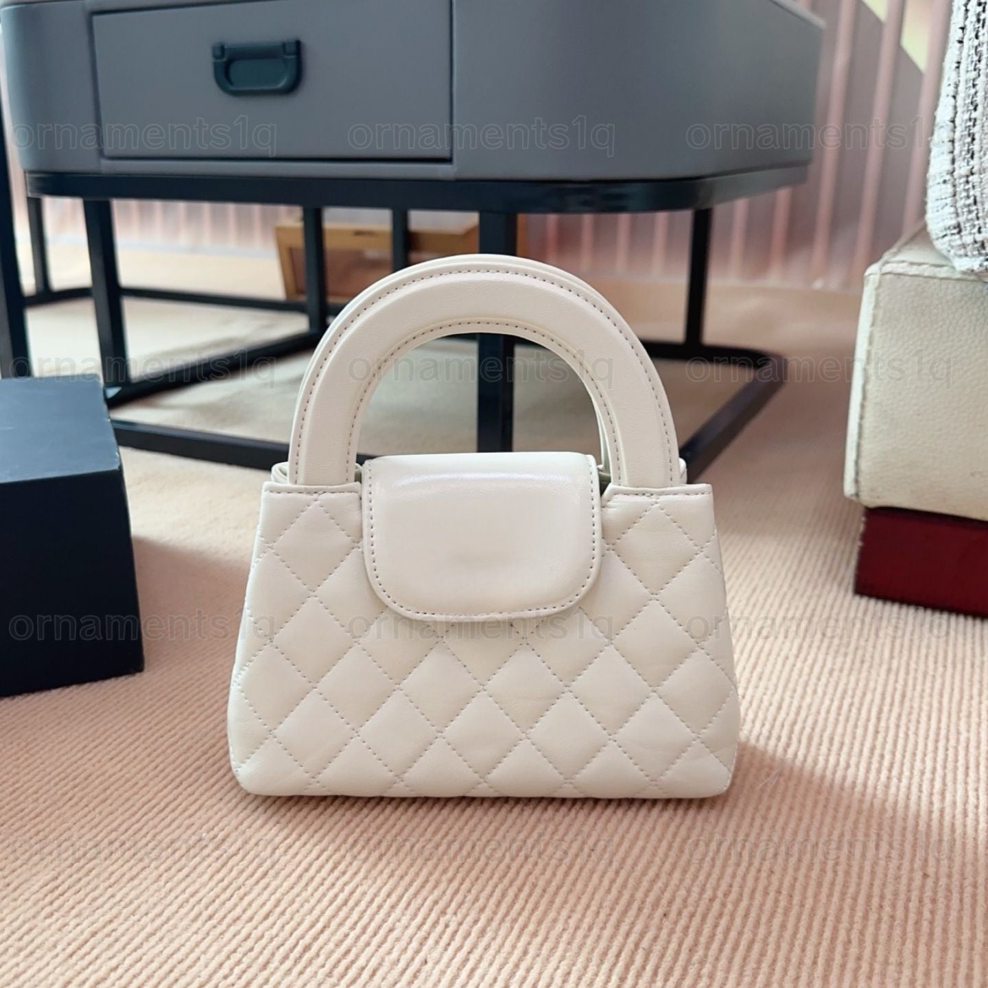 Top Designer Crossbody Bag Ladies Small Handle Tote Bag with Chain Strap Mini Burgundy High Quality Leather Shoulder Bag Diamond Lattice Caviar Flap Bag