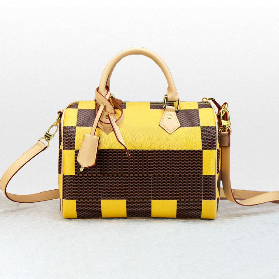 Designer Bag Pillow Bag 25CM Speed Bag Handbag Luxury Soft Leather Handbag Fashion Casual Travel Crossbody Bag Weekend Bag Shoulder Bags High Quality