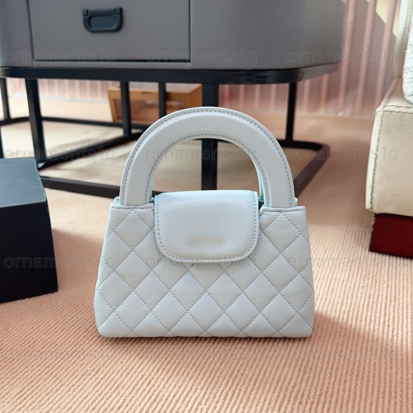Top Designer Crossbody Bag Ladies Small Handle Tote Bag with Chain Strap Mini Burgundy High Quality Leather Shoulder Bag Diamond Lattice Caviar Flap Bag