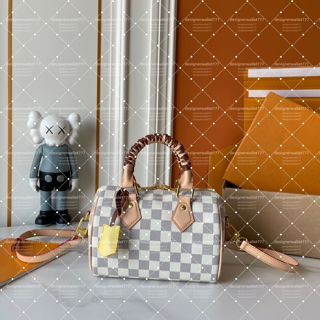 10A Designer Soft Tote Bag Luxury Crossbody Handbags Leather Shoulder Women Speedytotes Pillow Messenger 16 20 25 30 35 Cm Boston Bag M40950 M40908 Top Quality