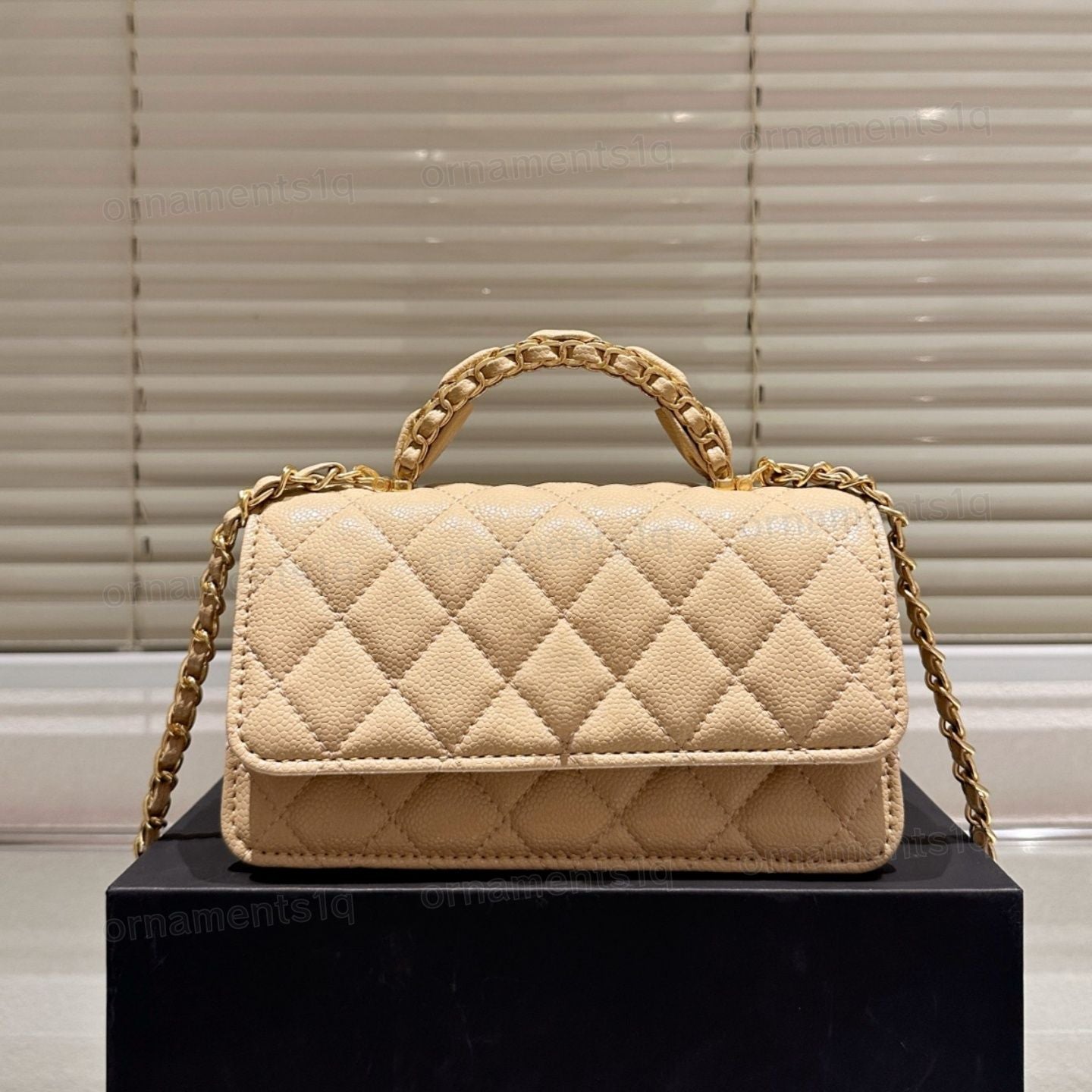 Top Designer Crossbody Bag Ladies Small Handle Tote Bag with Chain Strap Mini Burgundy High Quality Leather Shoulder Bag Diamond Lattice Caviar Flap Bag