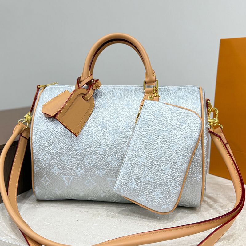 Damoflage Soft 30 Tote Bag Womens Luxury Designer Bag Leather Crossbody Shoulder Bags Handbag Pouch Speedytote Chain Travel Bag Purse Mirror Quality M28978