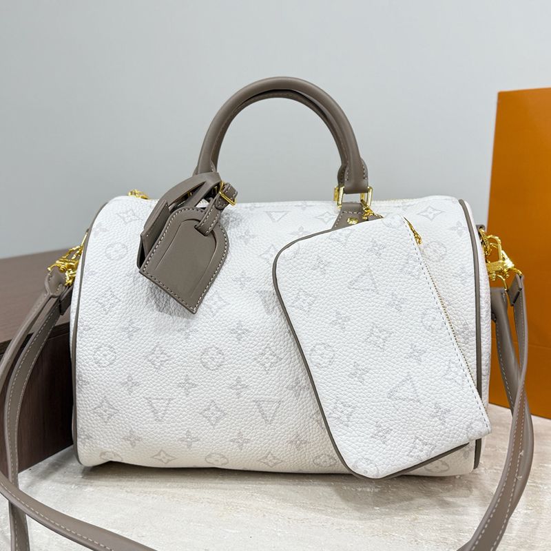Damoflage Soft 30 Tote Bag Womens Luxury Designer Bag Leather Crossbody Shoulder Bags Handbag Pouch Speedytote Chain Travel Bag Purse Mirror Quality M28978